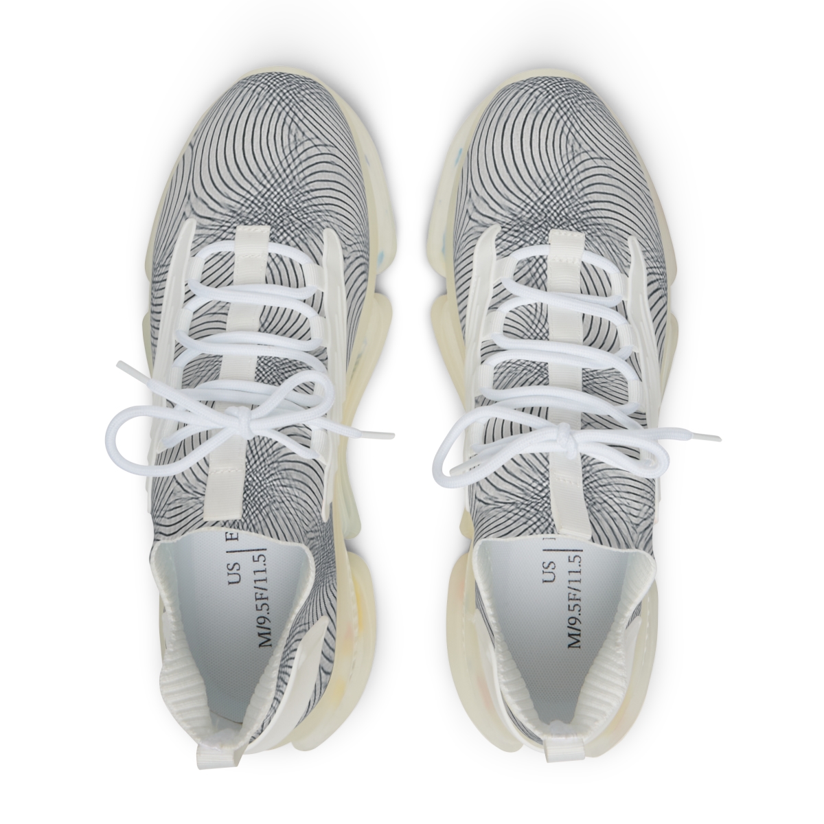 Moire Orbit Weave designer branded sneakers