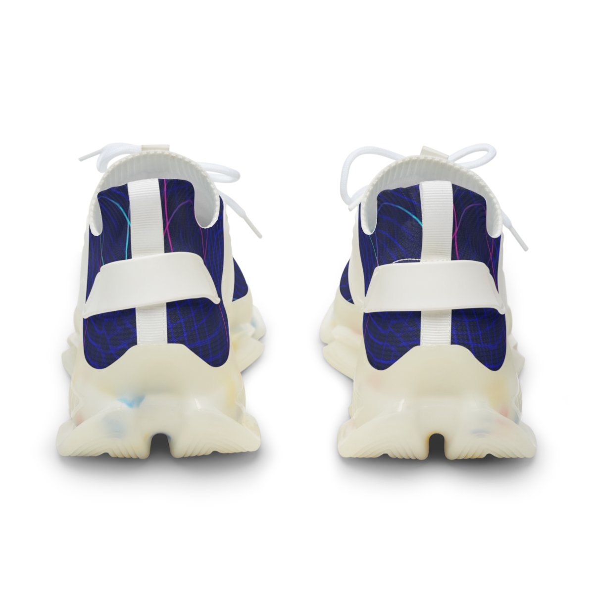 Moire Orbit Weave unique printed sneakers