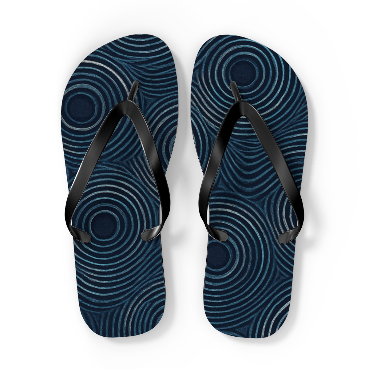 Moire Orbit Weave comfortable casual flip flops