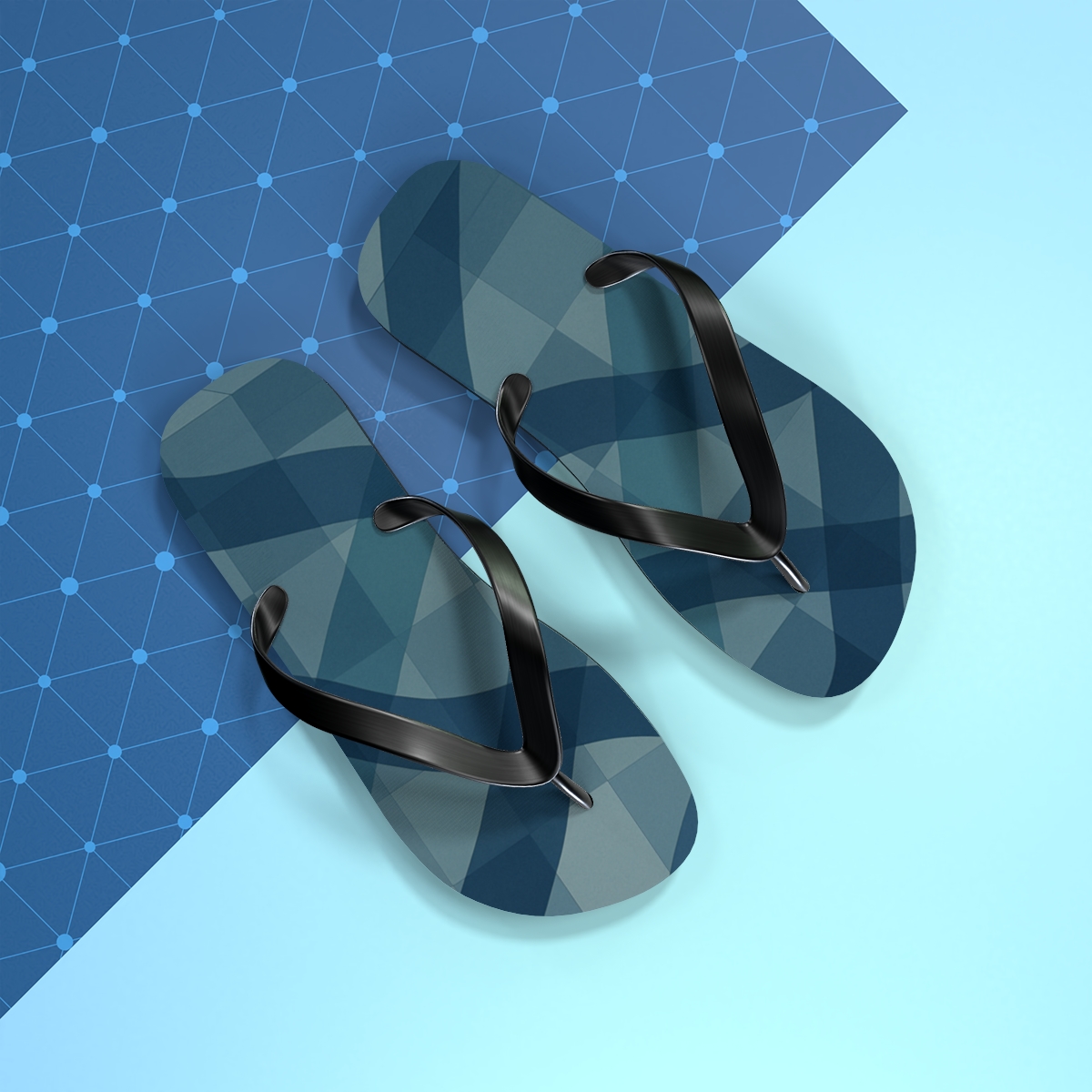Ocean Weave Flip Flops
