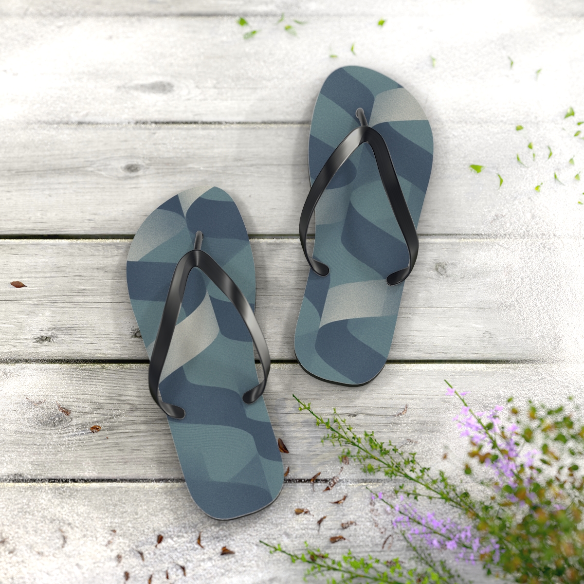 Waves of Serenity Flip Flops