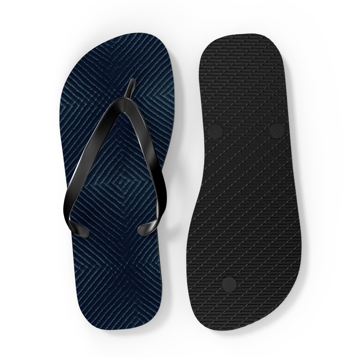 Moire Starfield Weave soft sole flip flops