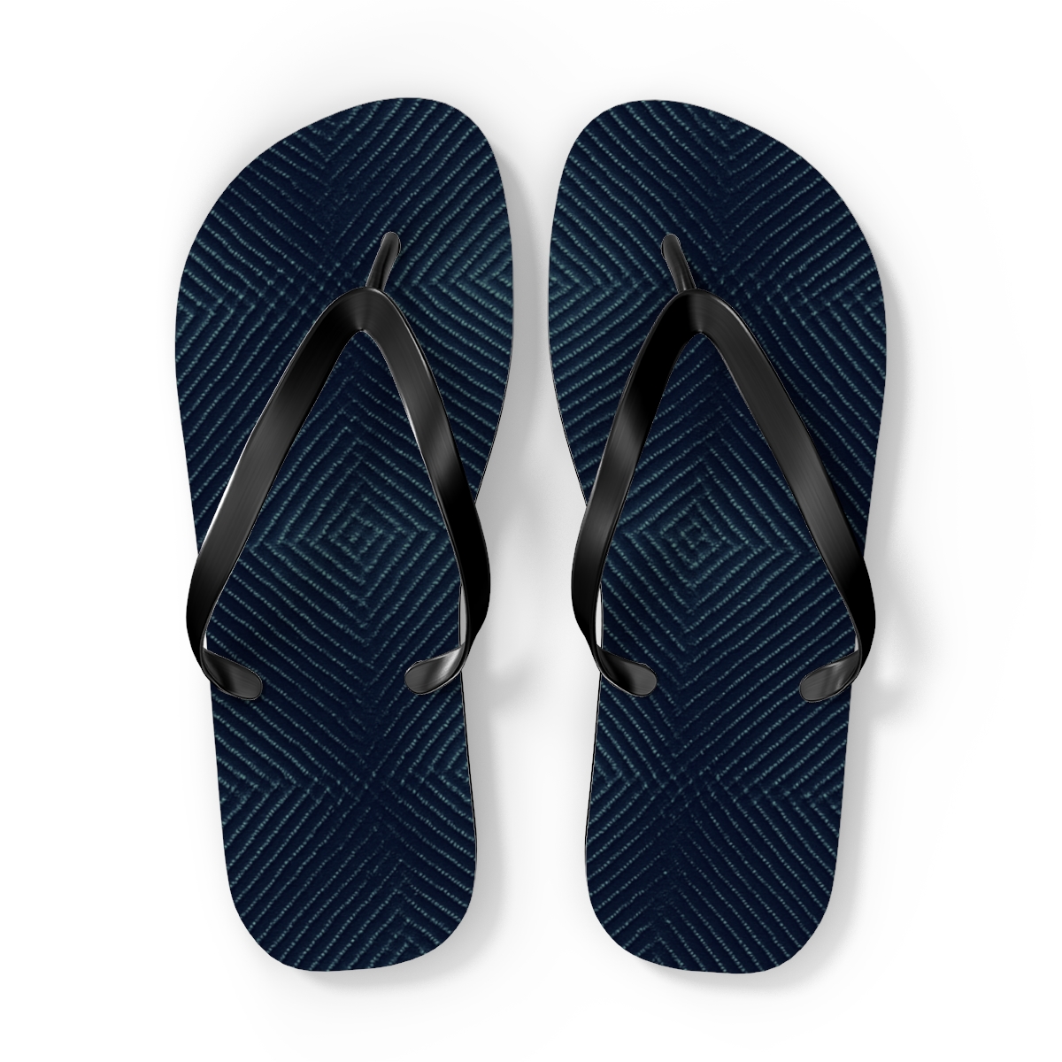 Moire Starfield Weave soft sole flip flops