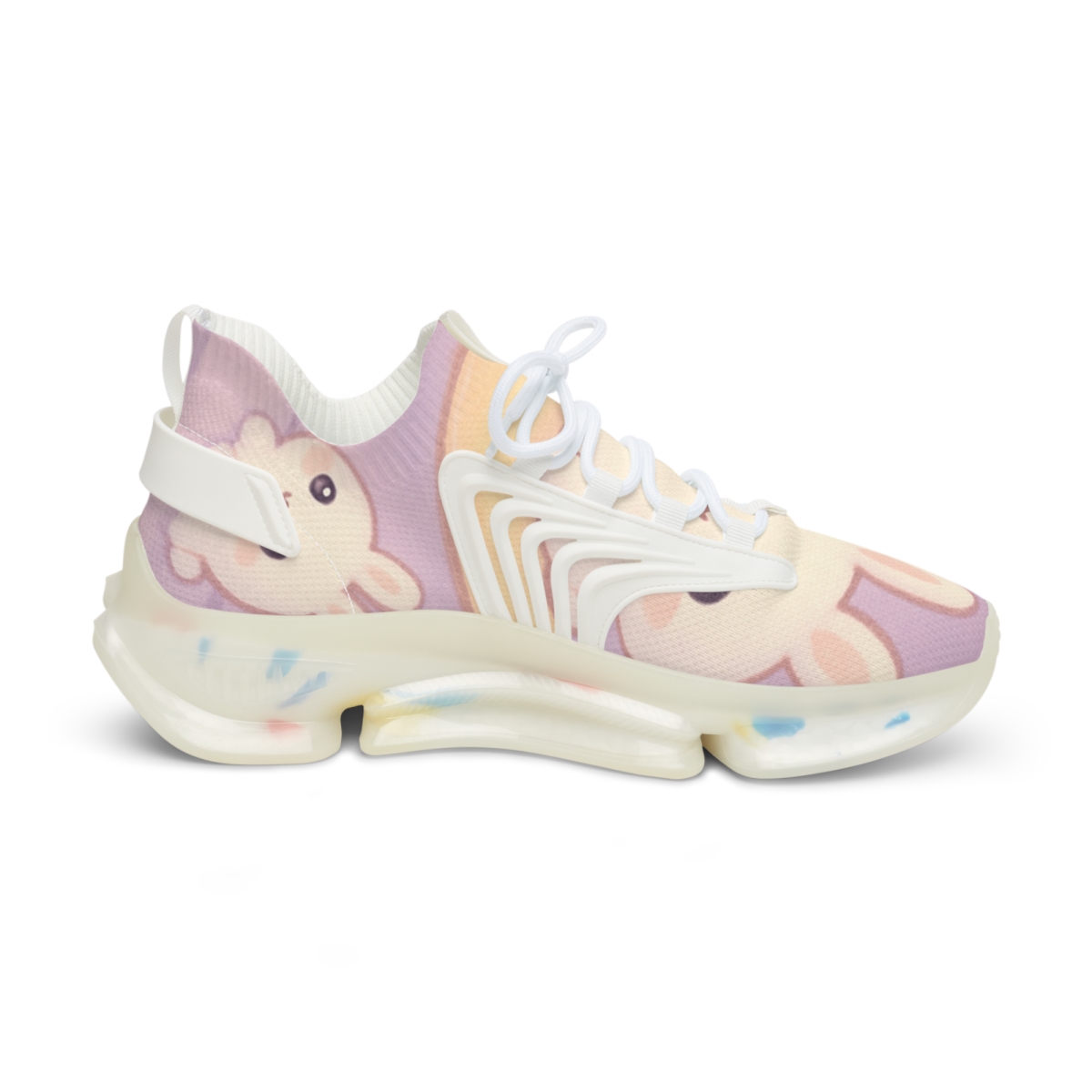 Moonlit Marshmallow Bunnies premium sport sneakers