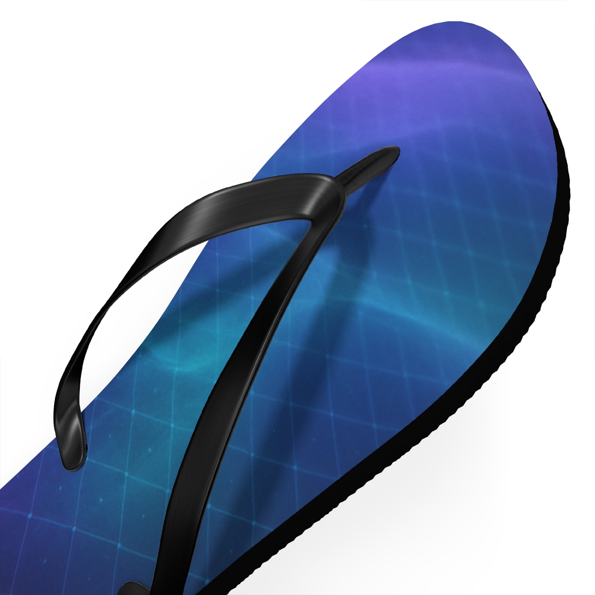 Nebula Grid Moire comfortable casual flip flops