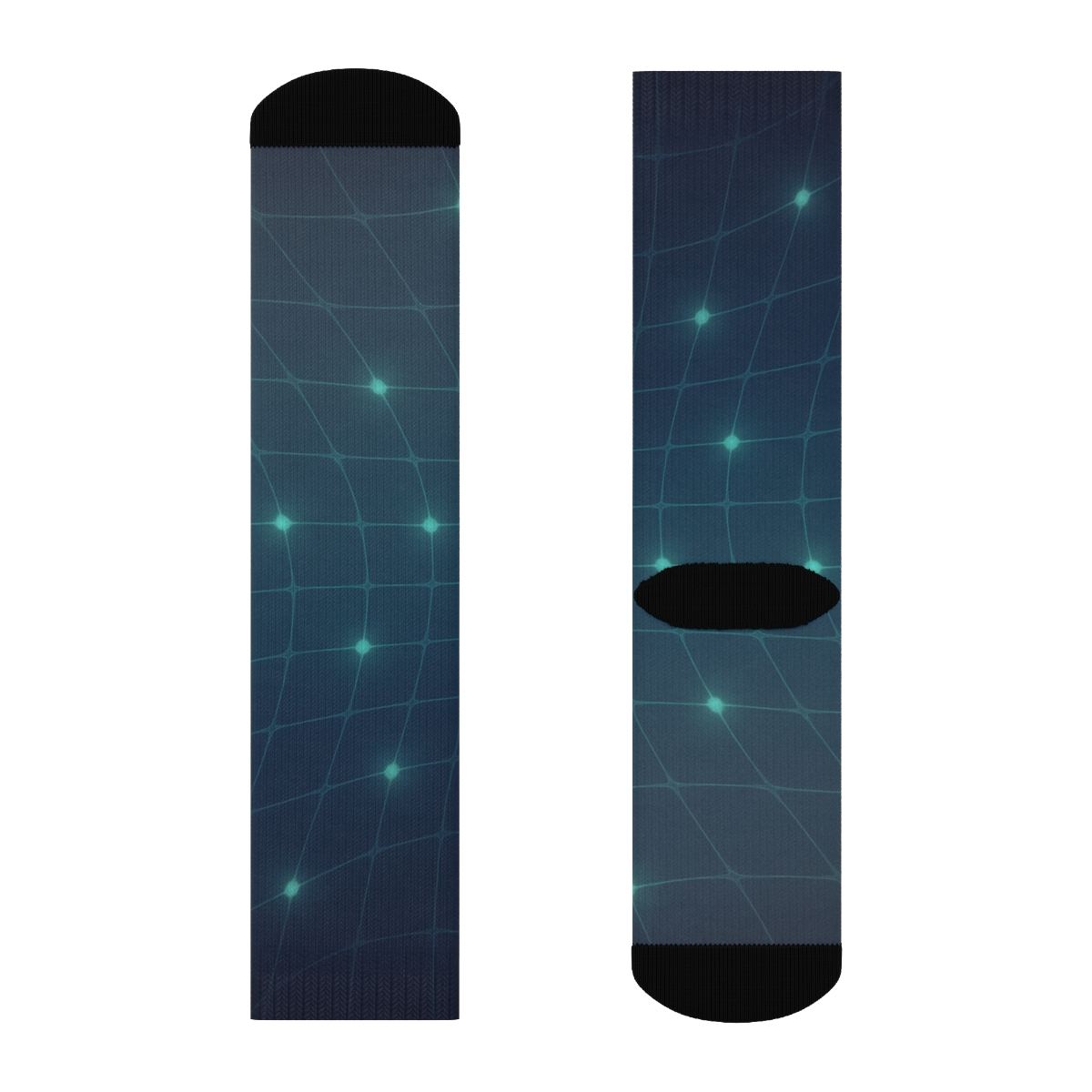 Nebula Lattice Flux designer logo socks