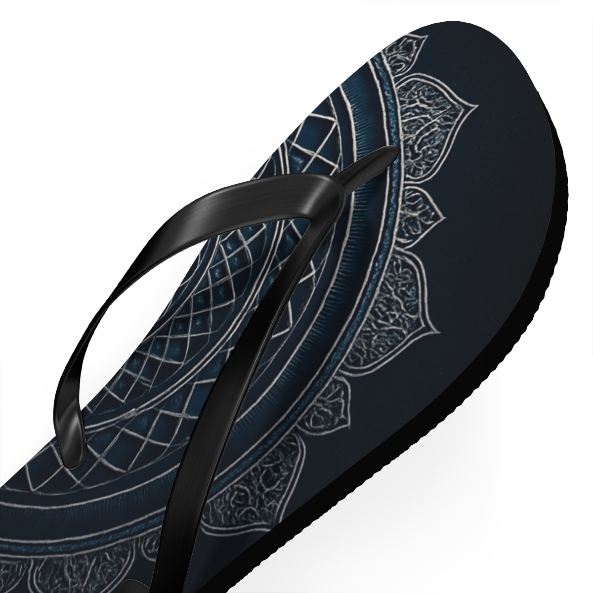 Nebula Lattice Halo unique graphic flip flops