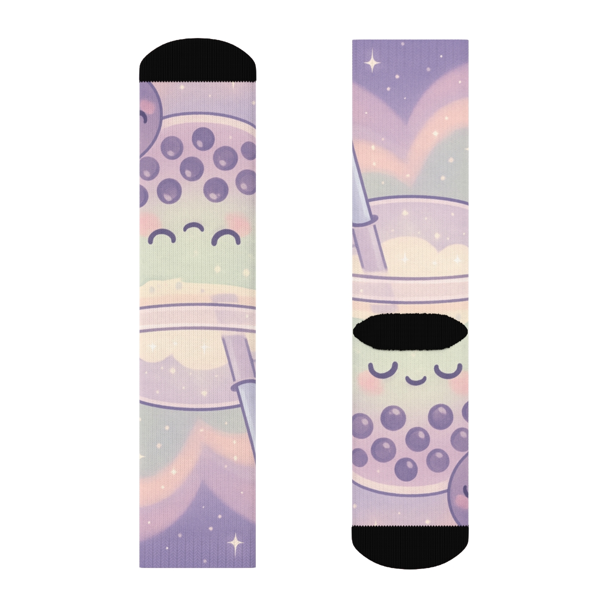 Nebula Milk Tea Float Friends designer logo socks
