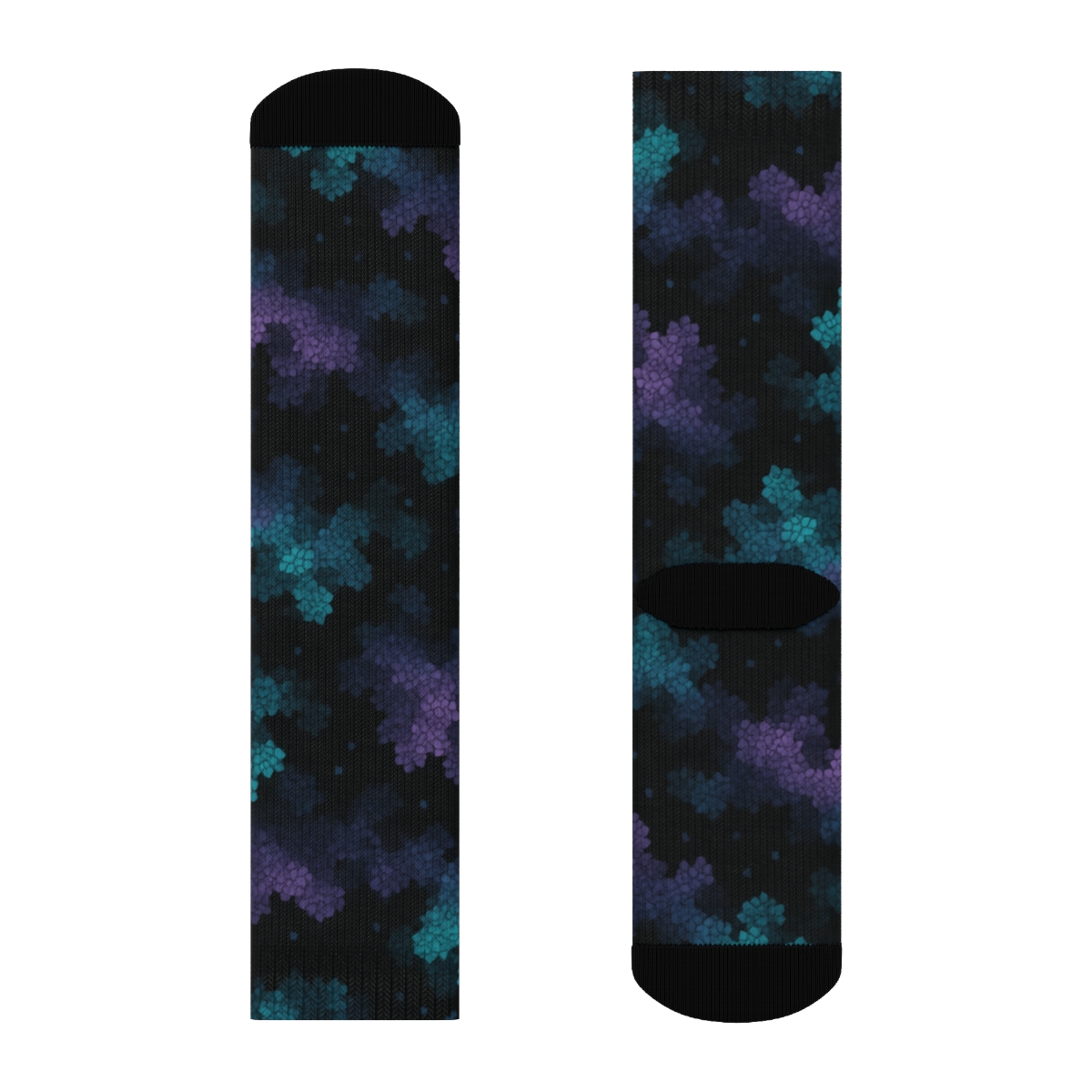Nebula Pixel Tessellation warm winter socks
