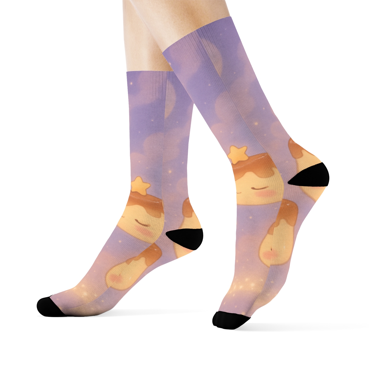 Nebula Pudding Lantern Parade stylish patterned socks