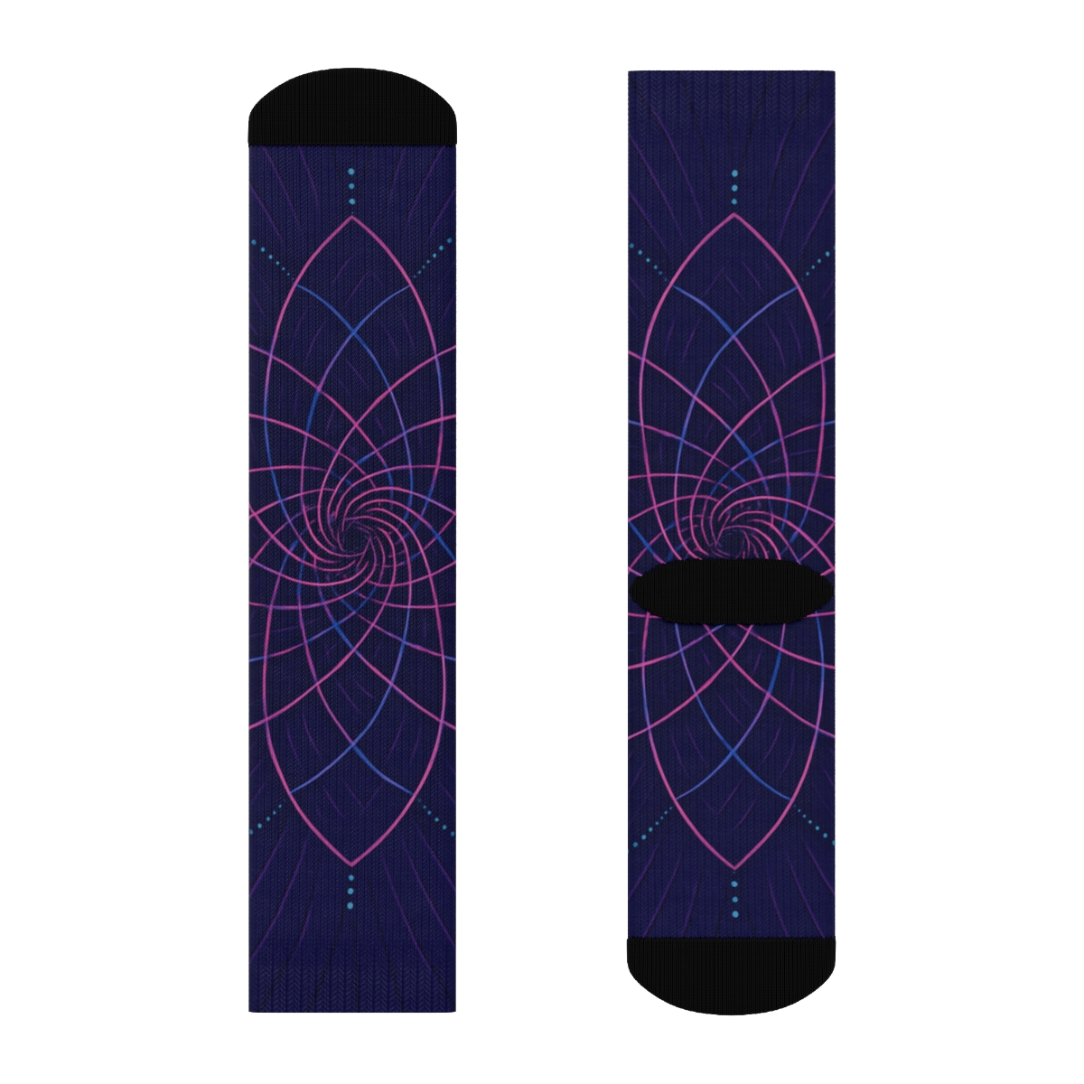 Nebula Rosette Weft stylish patterned socks