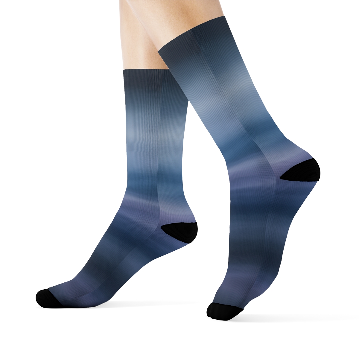 Nebula Stripe Interference trendy colorful socks