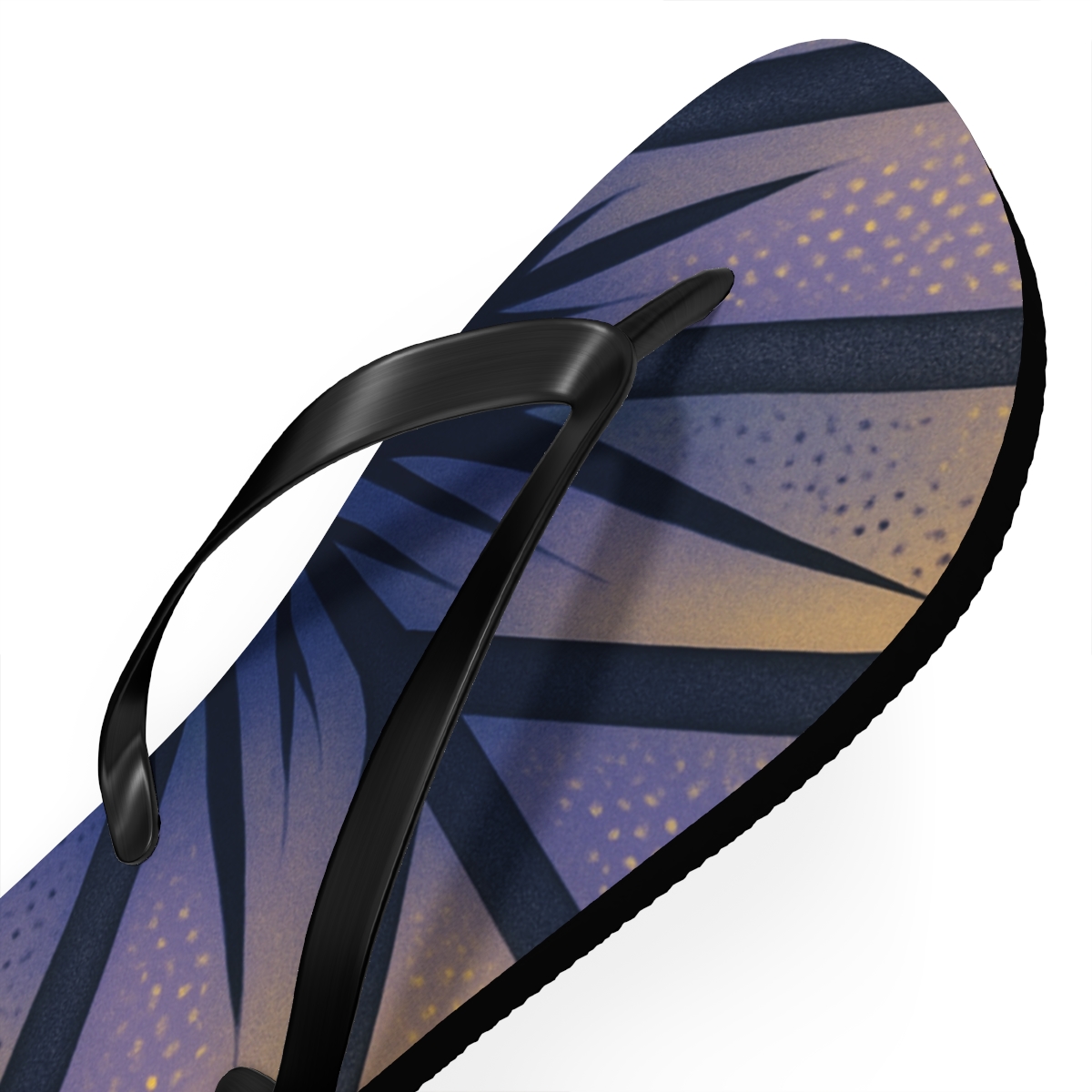 Nebula Vein Starburst Weave colorful rubber flip flops