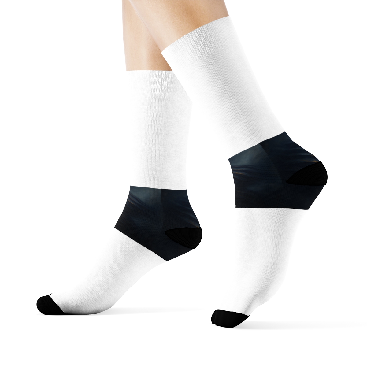 Midnight Rhythm Crew Socks