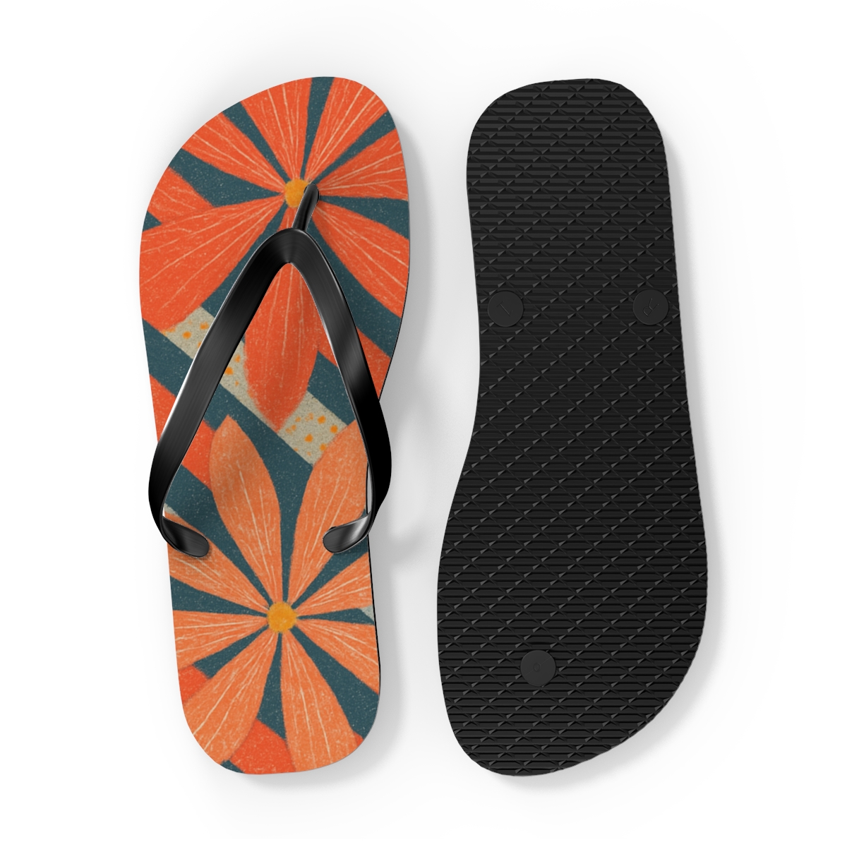 Nova Blossom Stripe Harmonics soft sole flip flops