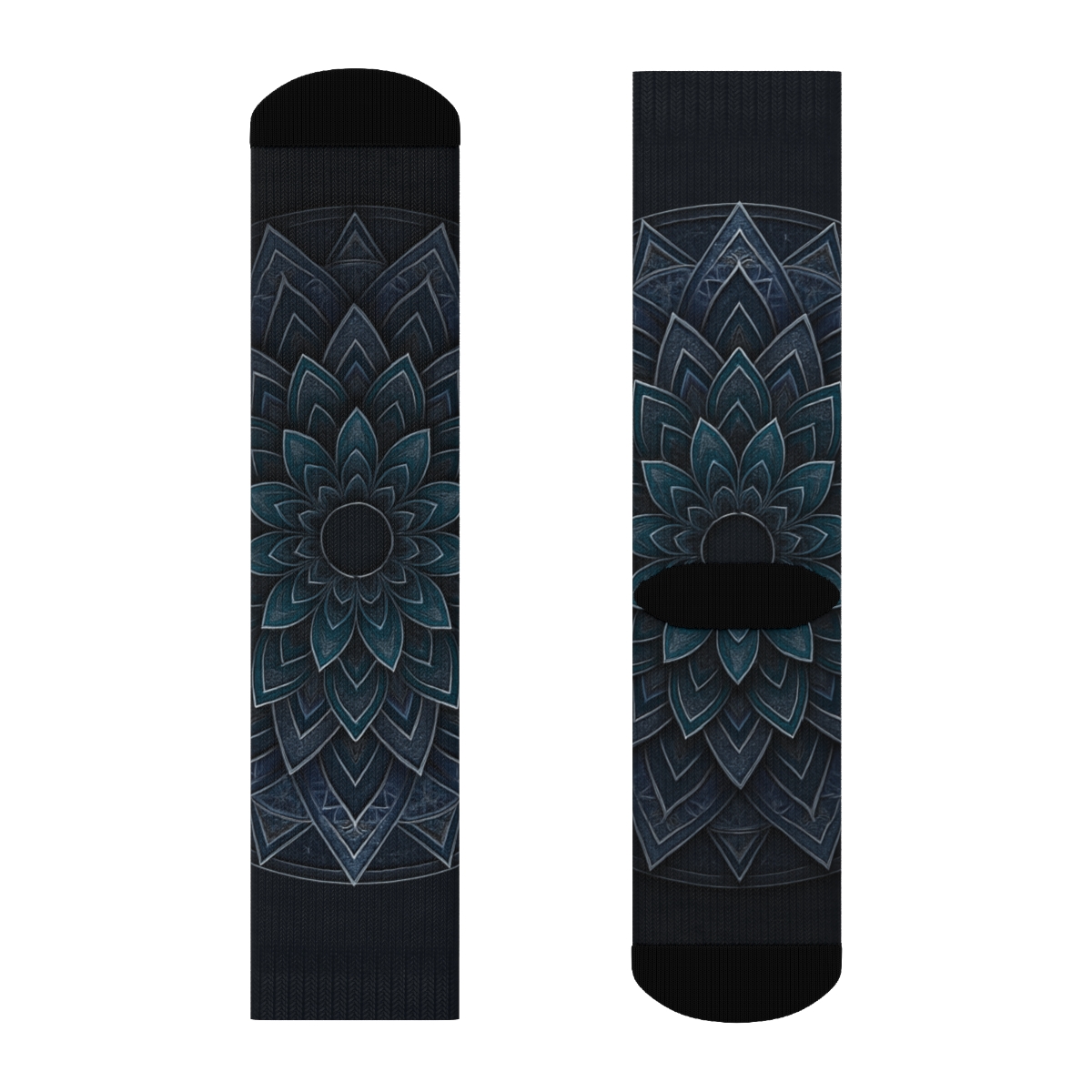 Obsidian Prism Rosette designer logo socks