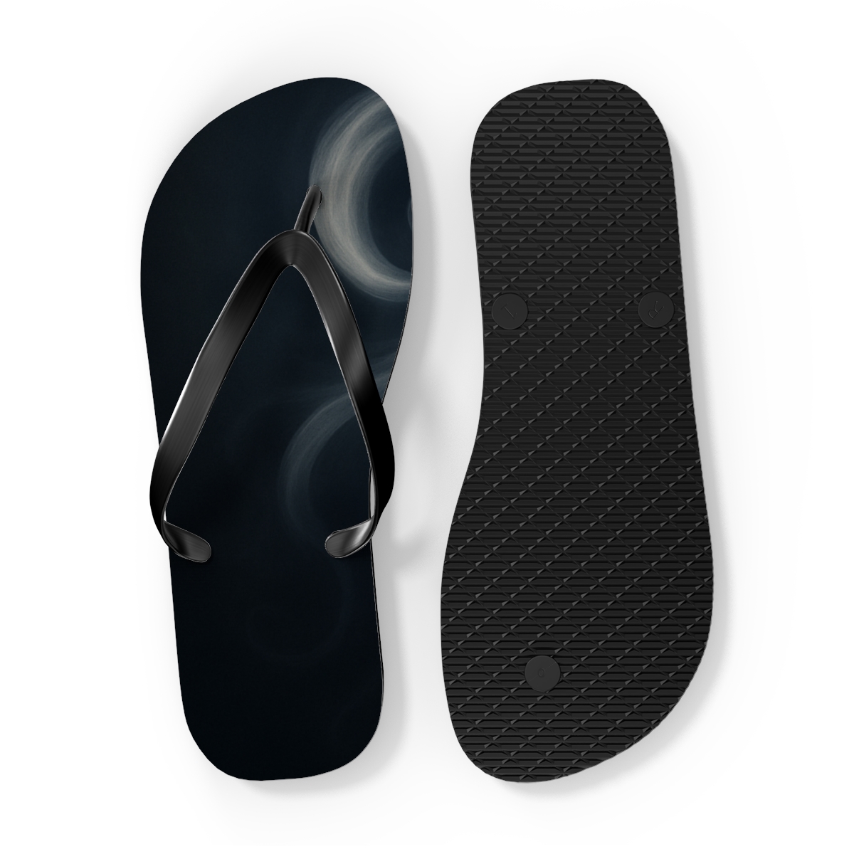 Octopus Ink Whisper Veil custom flip flops