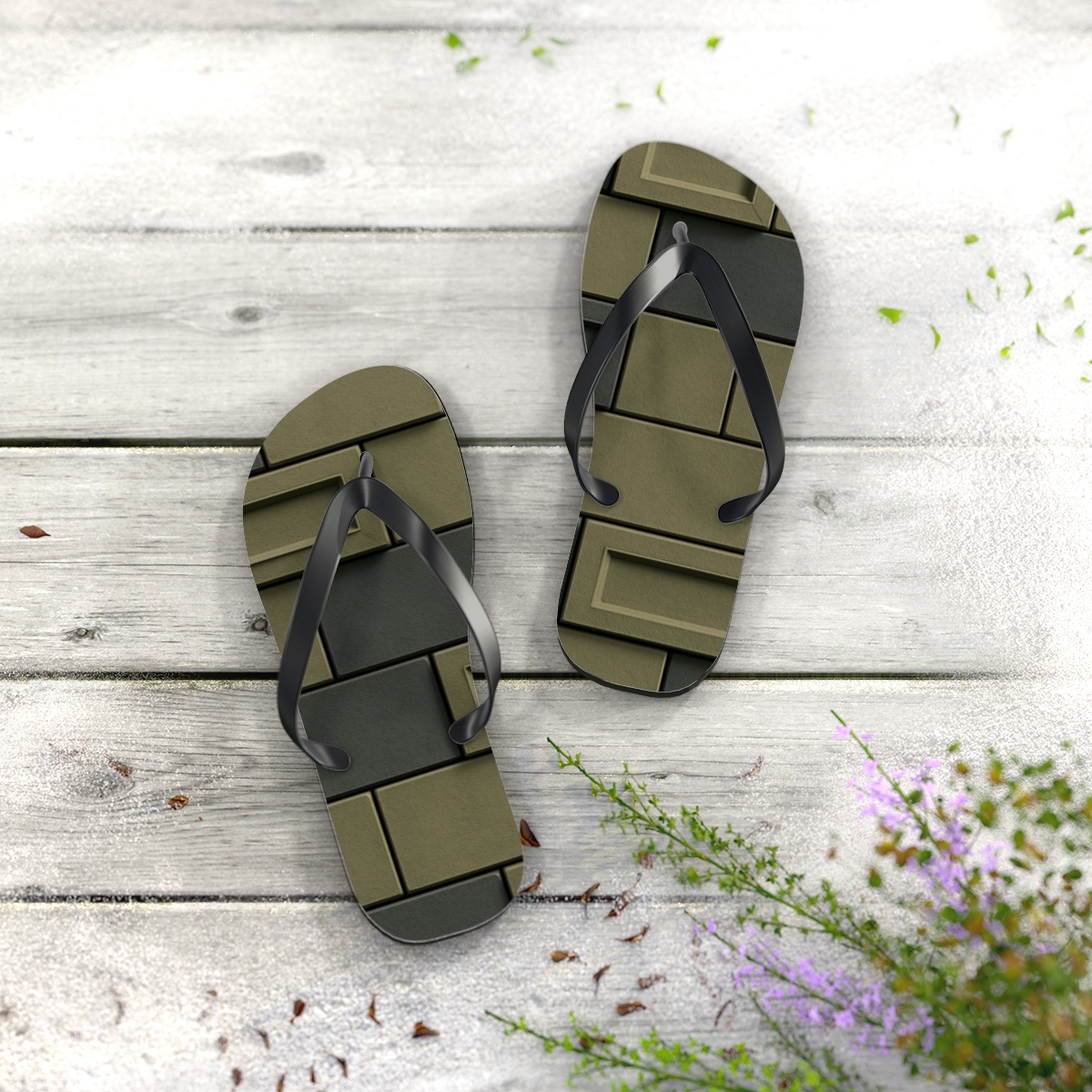 Urban Groove Steps Flip Flops