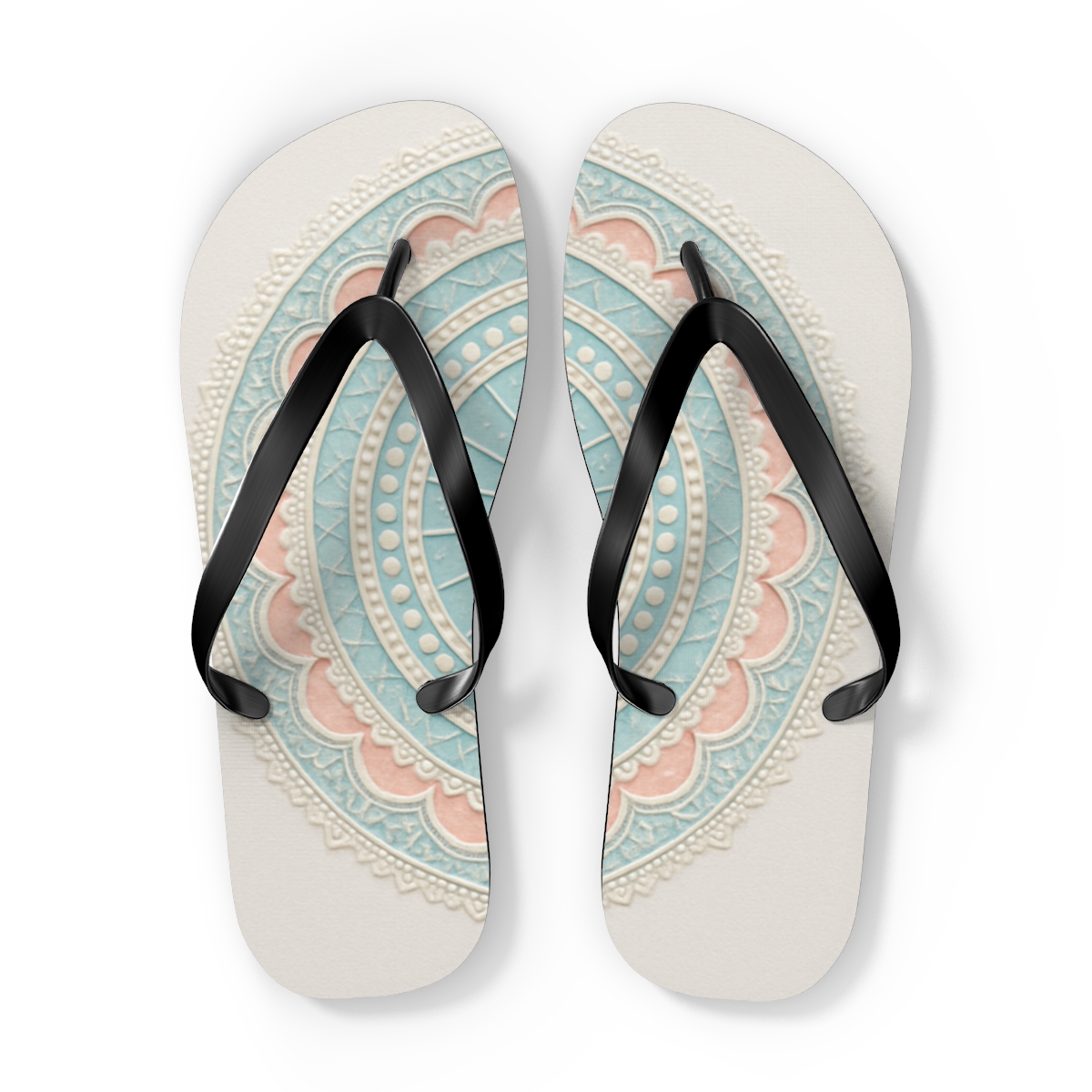 Opaline Radial Grid soft sole flip flops