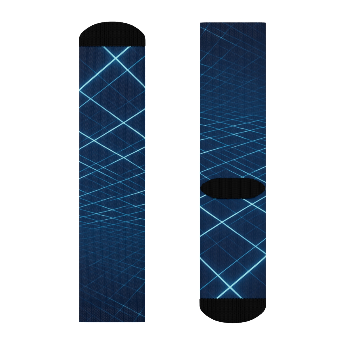 Orbital Grid Shear stylish patterned socks