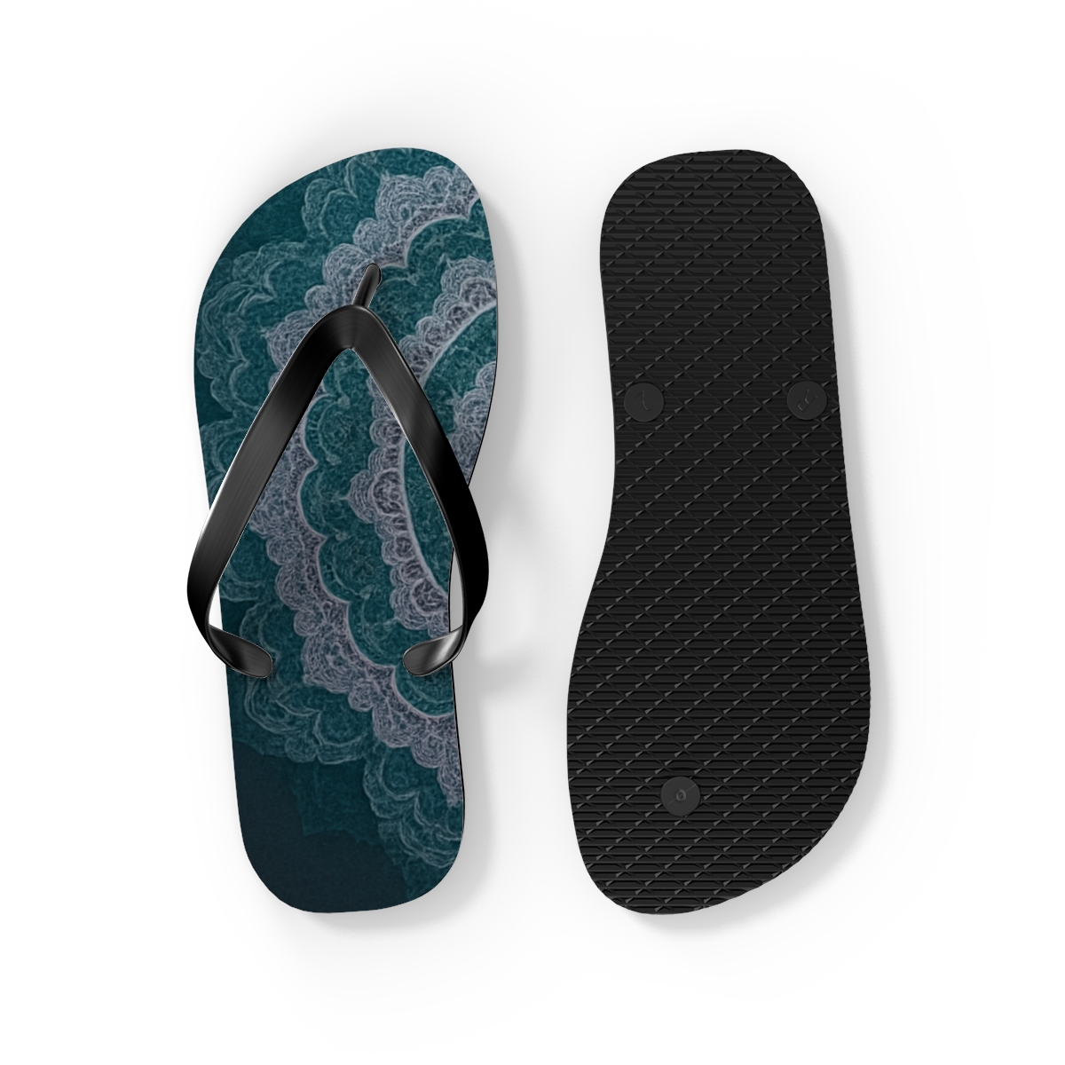 Celestial Wave Harmony Flip Flops