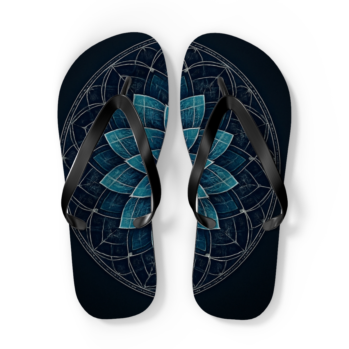 Orbital Petal Lattice soft sole flip flops