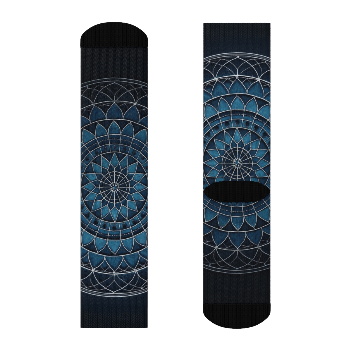 Orbital Petal Lattice personalized cozy socks
