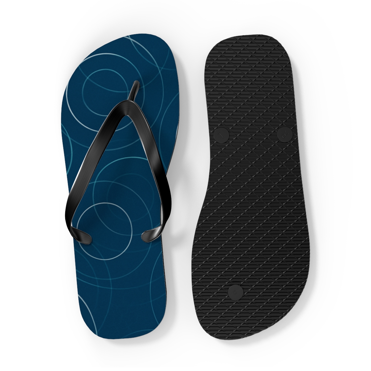 Orbital Tesselation Drift custom flip flops