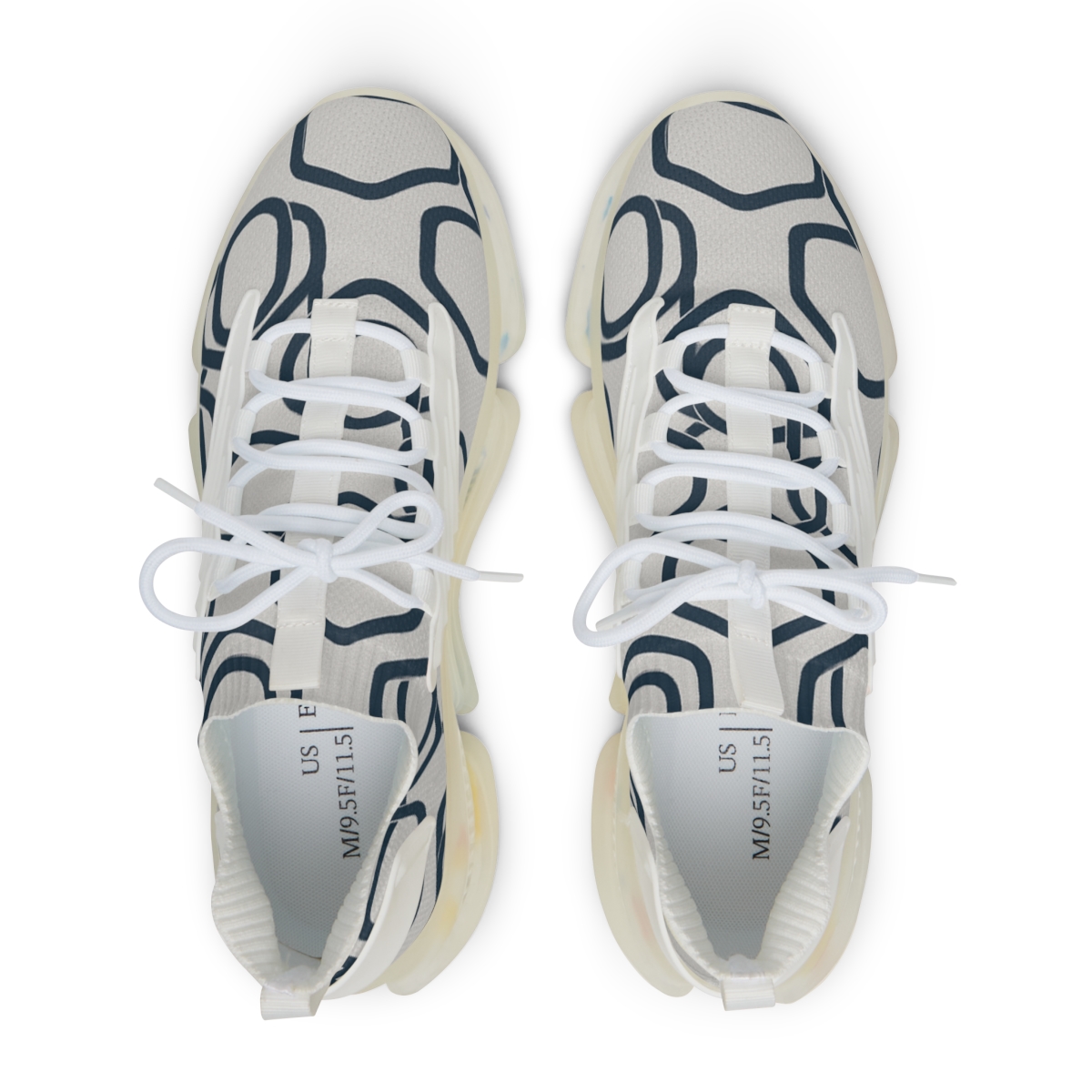 Orbiting Hex Loop Tessellation designer branded sneakers