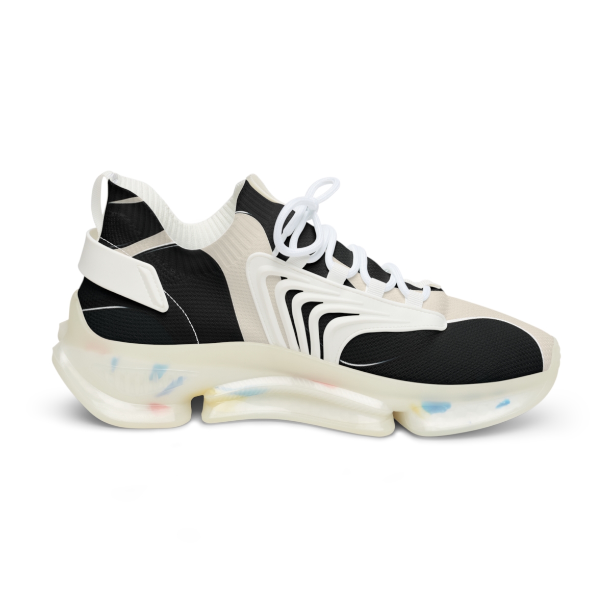 Orca Pulse Contrast Rhythm personalized athletic sneakers