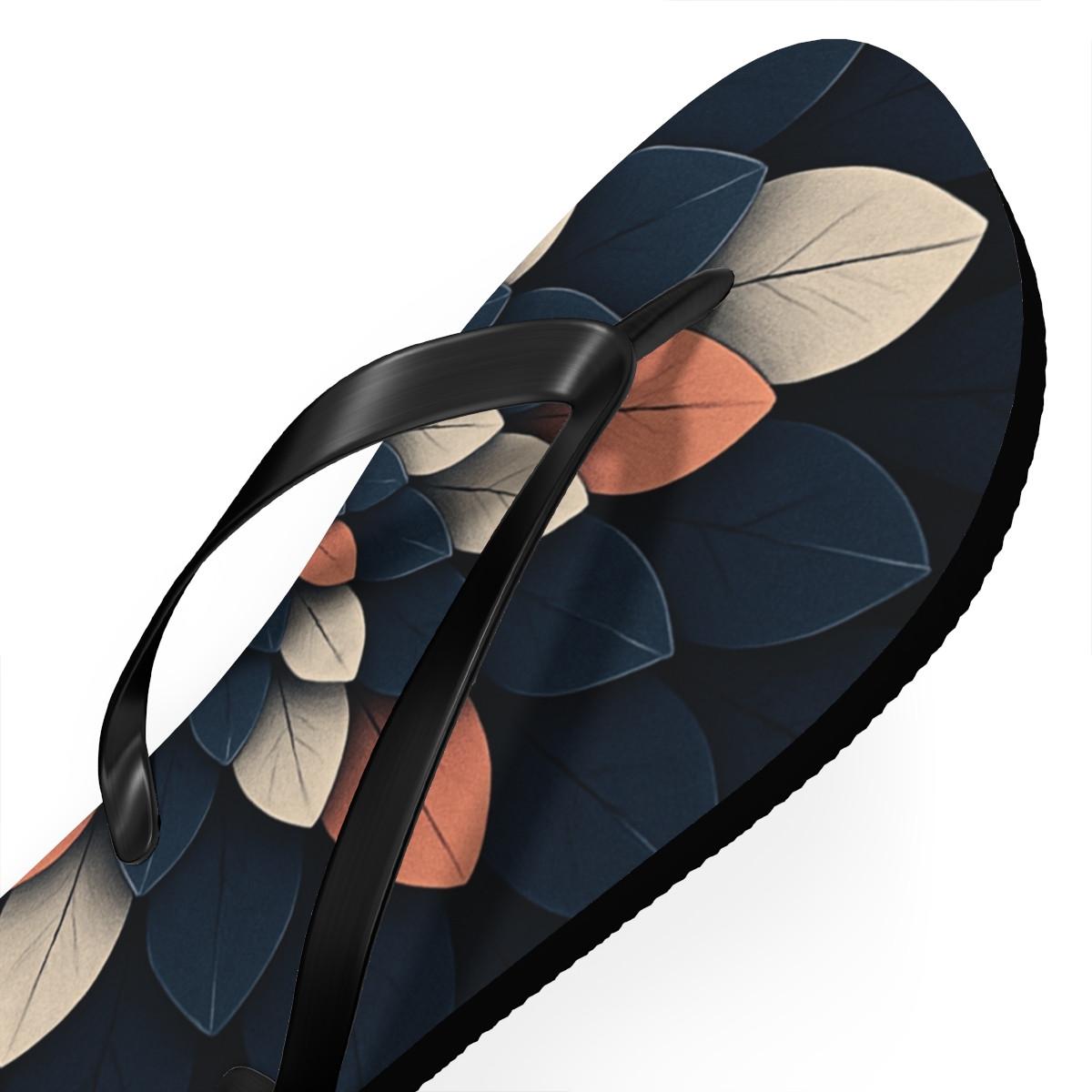 Orchid Aperture Rings designer logo flip flops
