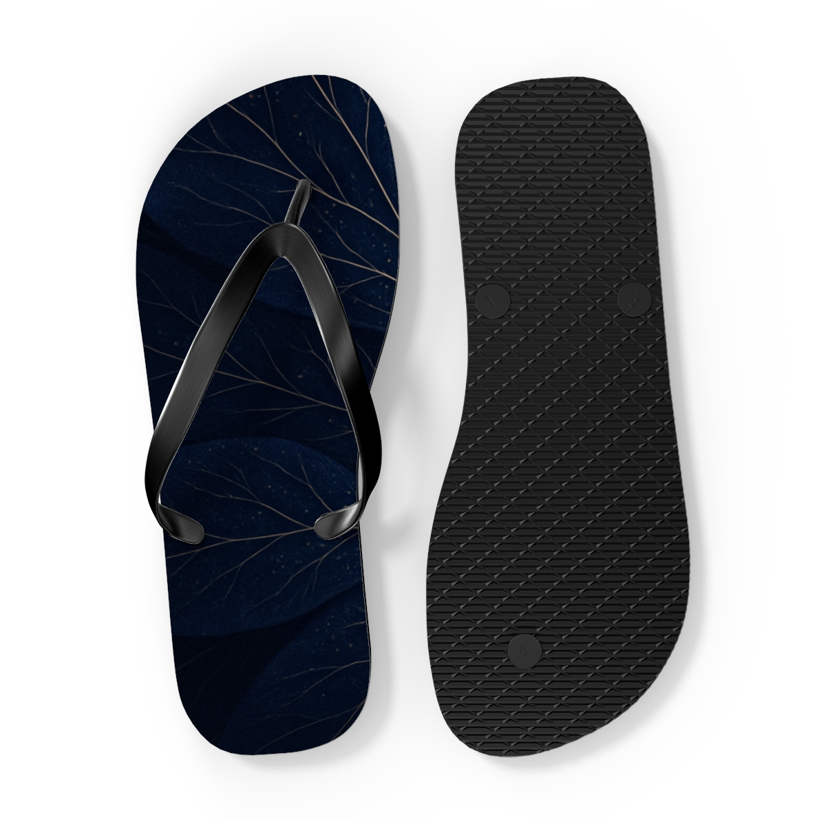 Orchid Fractal Vein Circuit designer logo flip flops