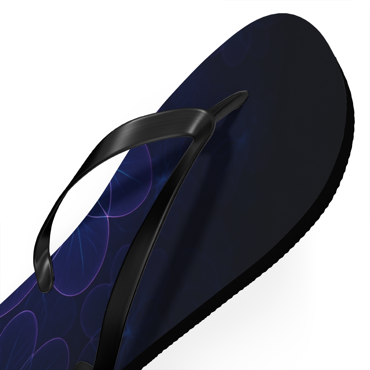 Orchid Loop Interference personalized beach flip flops