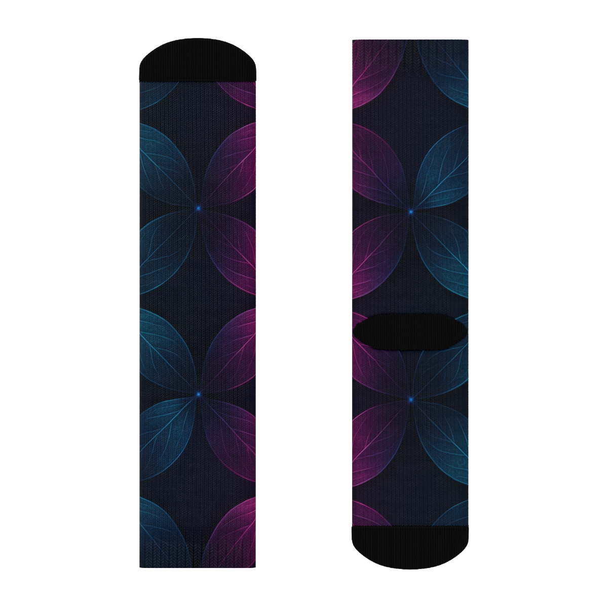 Orchid Nebula Vein Parquet comfortable cotton socks