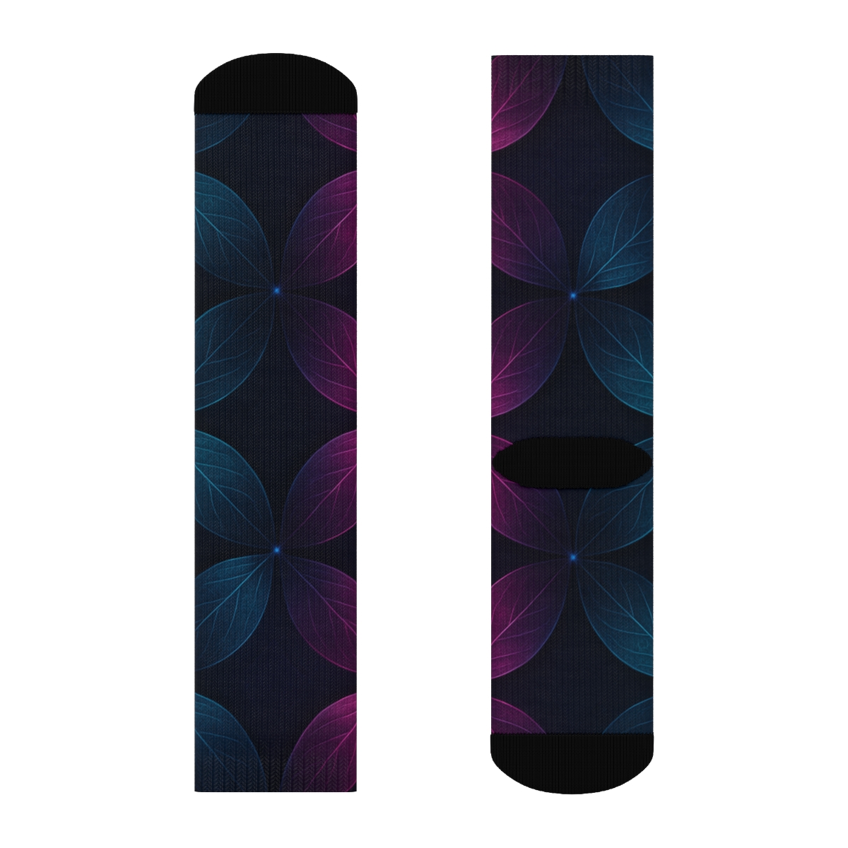Orchid Nebula Vein Parquet comfortable cotton socks