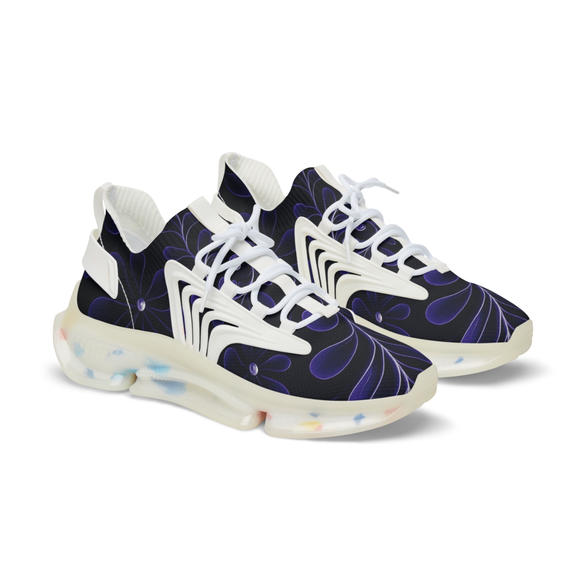 Orchid Pulse Helix personalized athletic sneakers
