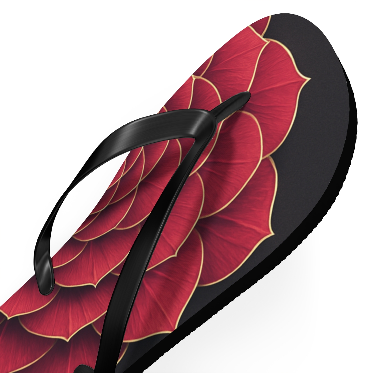 Orchid Pulse Rosette soft sole flip flops
