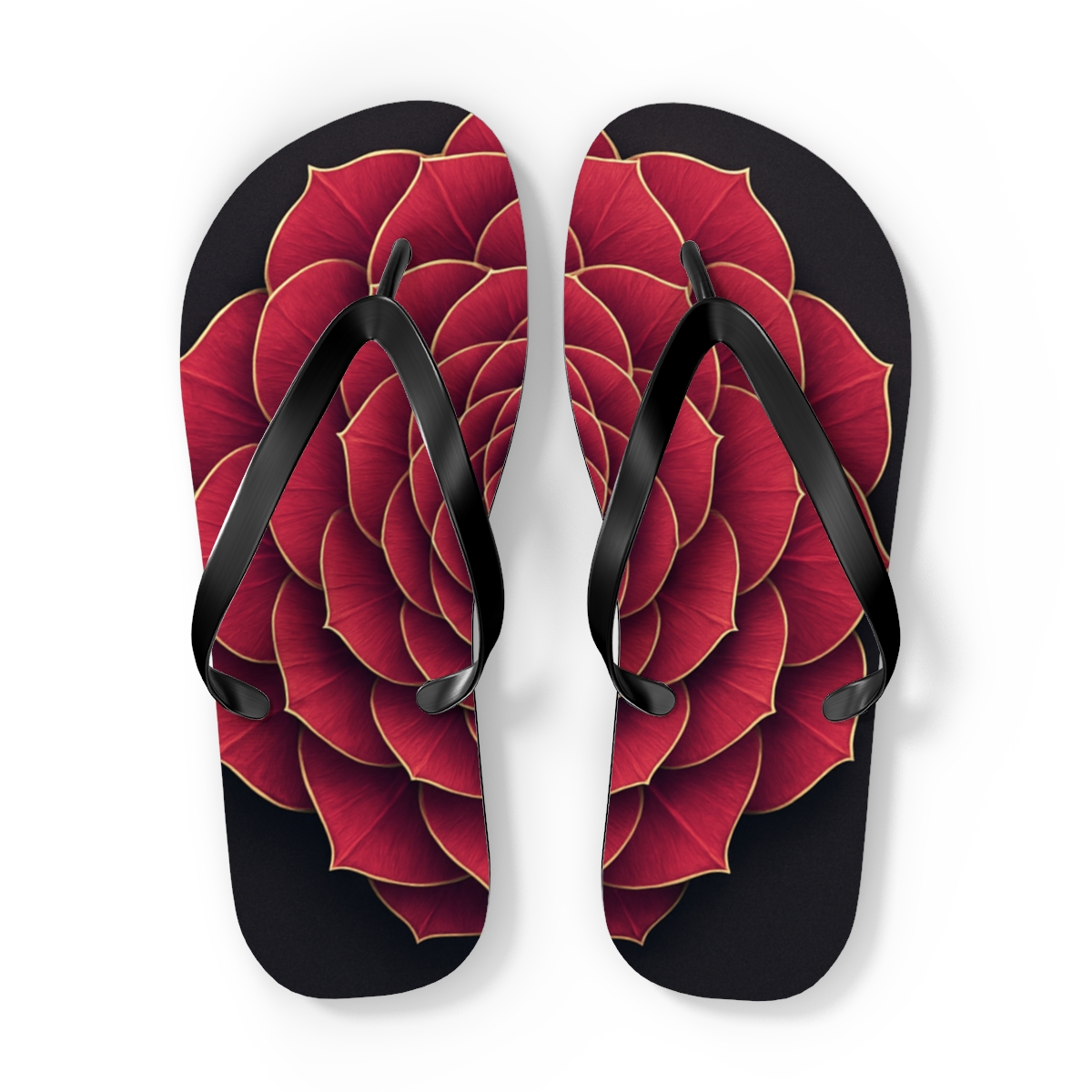 Orchid Pulse Rosette soft sole flip flops