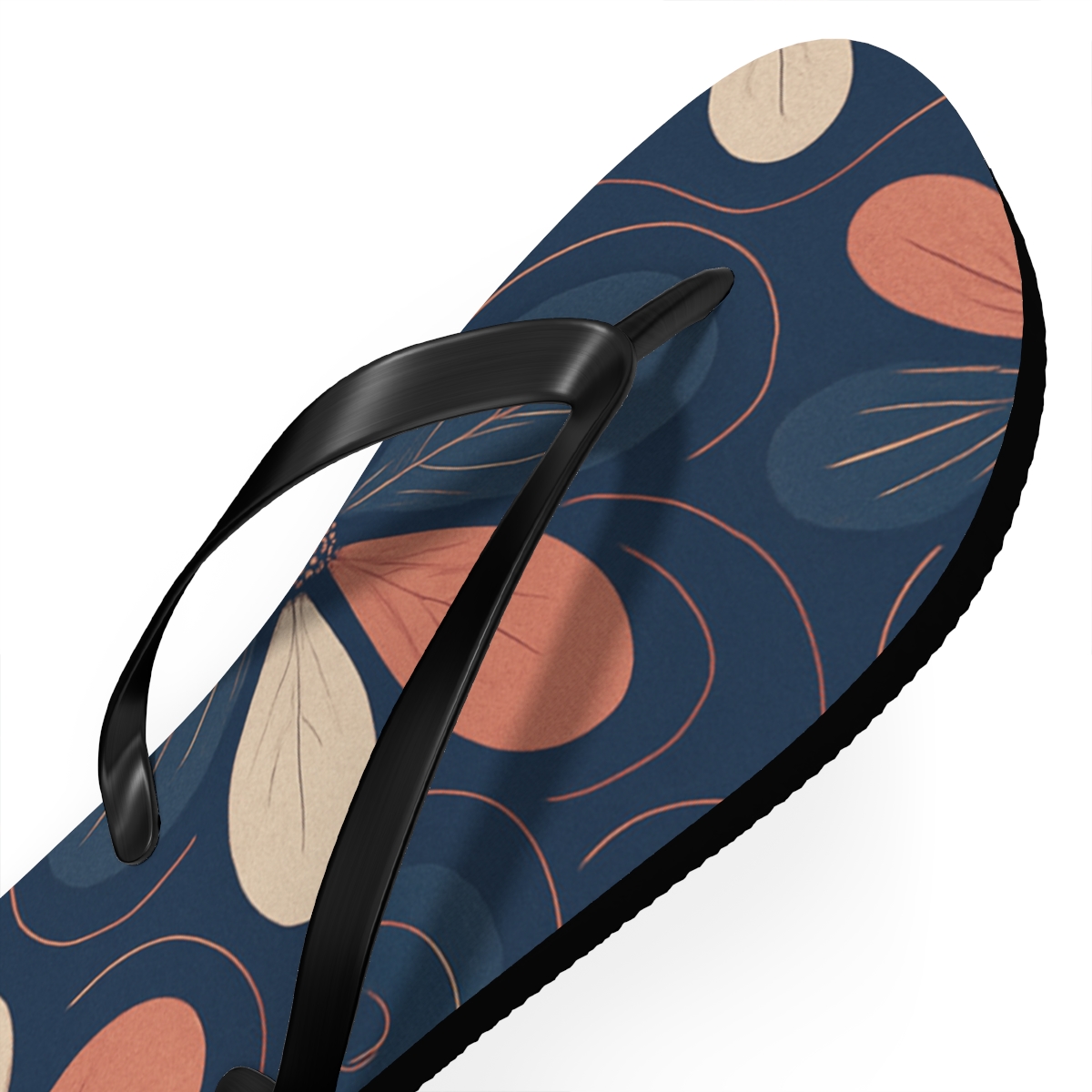 Orchid Pulse Tessellation colorful rubber flip flops