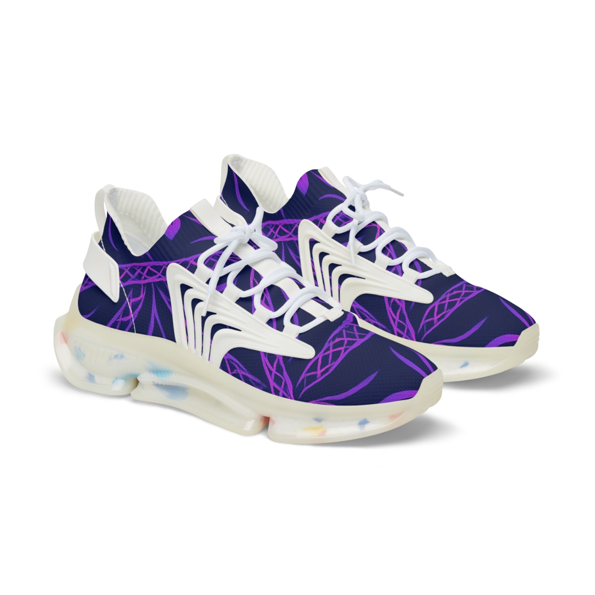 Orchid Pulse Weave comfortable running sneakers