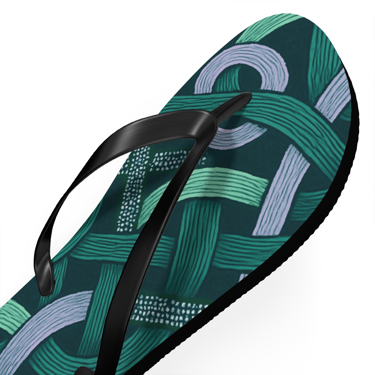 Orchid Ribbon Tessellation comfortable casual flip flops