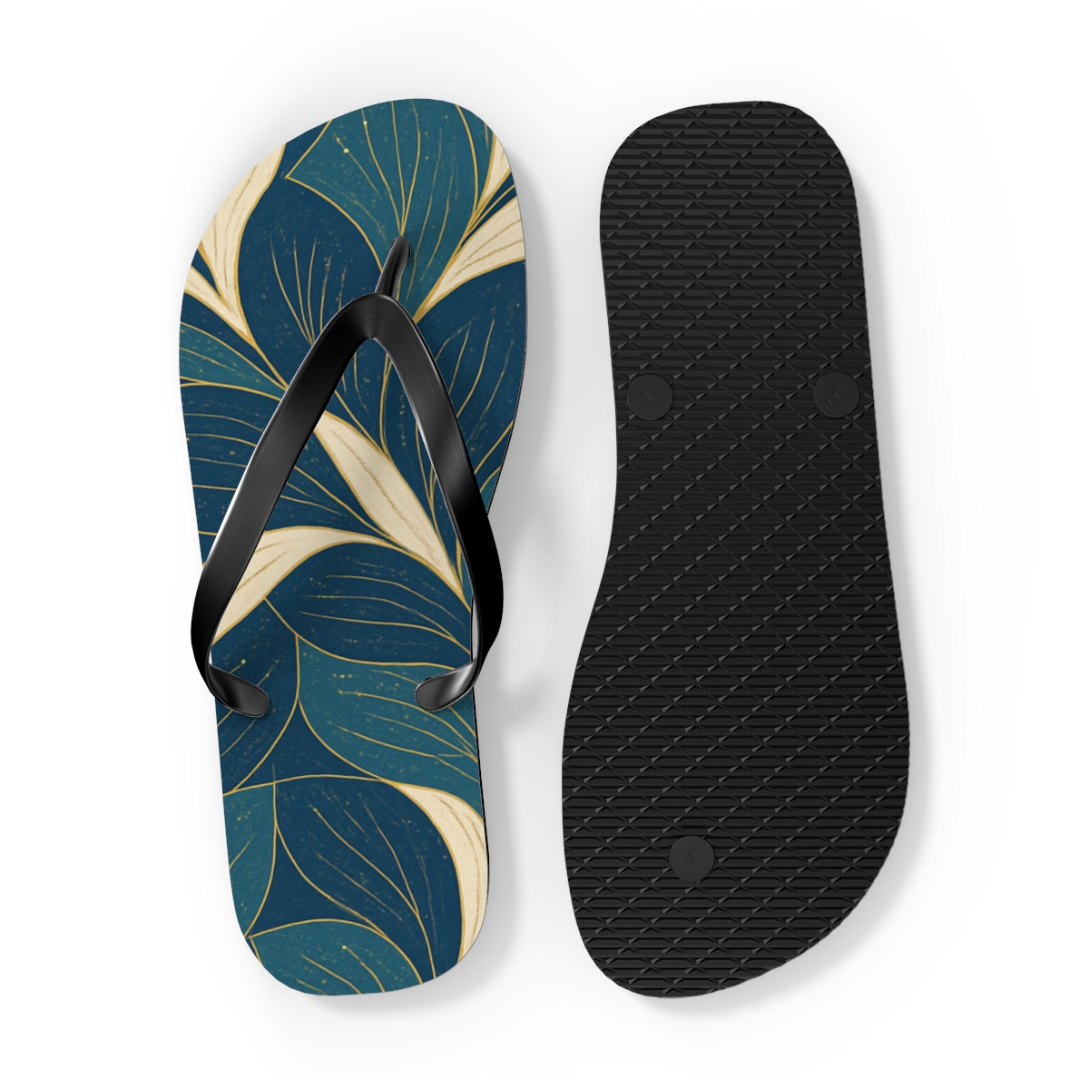 Orchid Signal Weave personalized beach flip flops