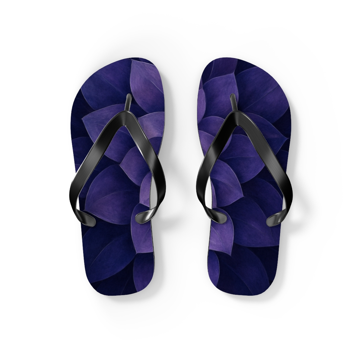 Lavender Spiral Bliss Flip Flops