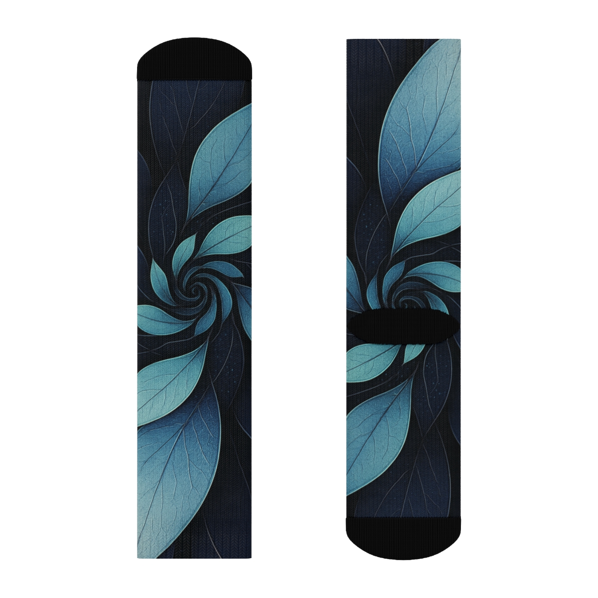 Orchid Vein Helix Diagram stylish patterned socks