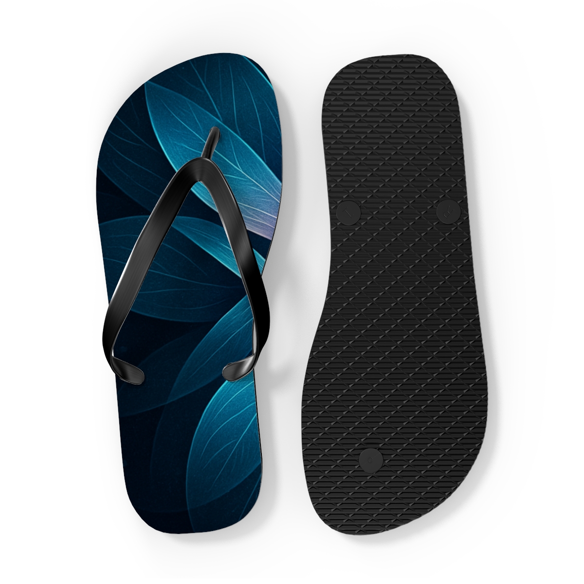 Orchid Vein Holograph Weave custom flip flops