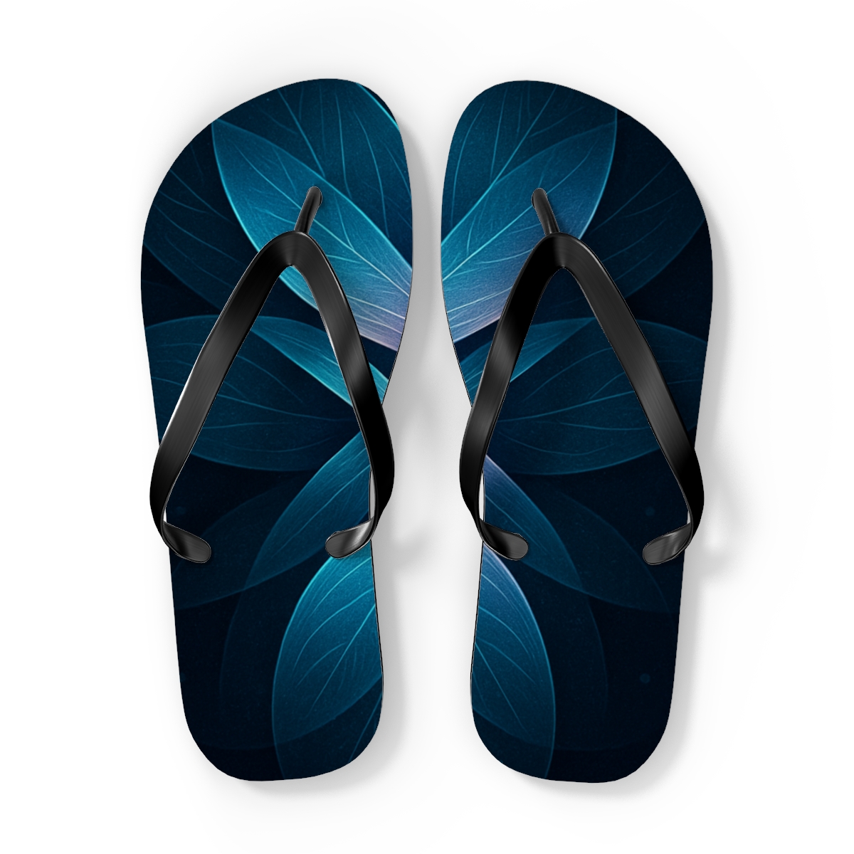 Orchid Vein Holograph Weave custom flip flops