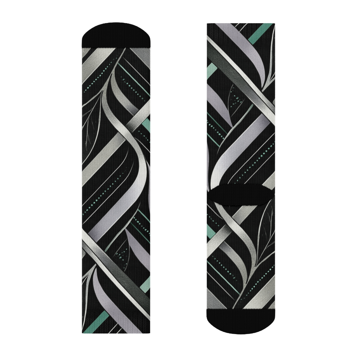 Orchid Vein Interlace Diagram sports performance socks