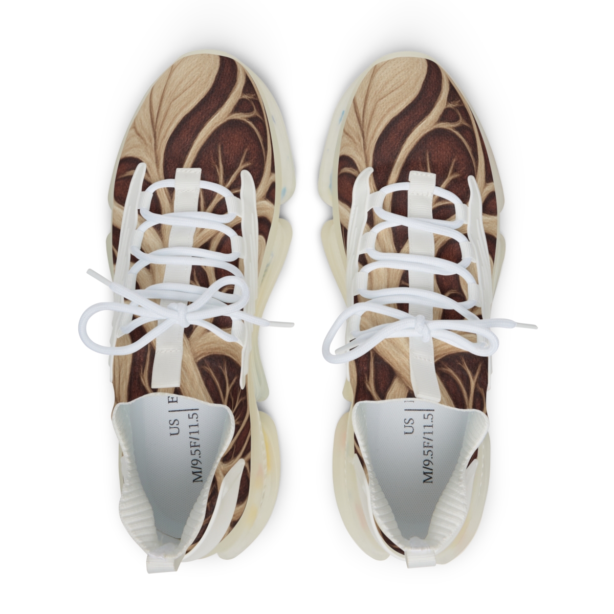 Orchid Vein Labyrinth custom sneakers