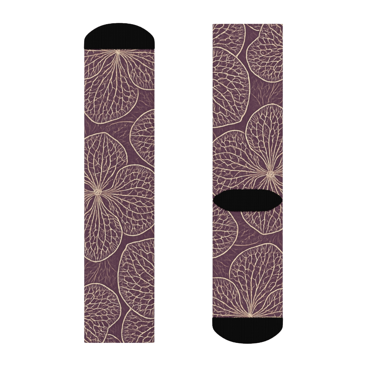 Orchid Vein Lattice sports performance socks