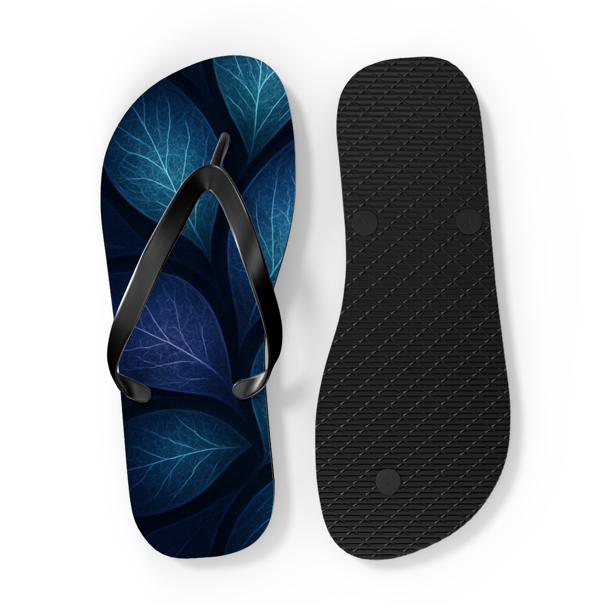 Orchid Vein Nebula Lattice custom flip flops